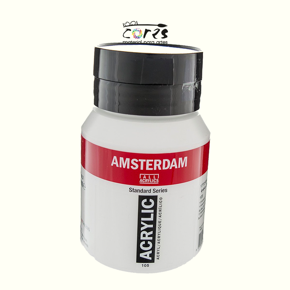 Tinta acrílica Amsterdam - 105 - titanium white | AMSTERDAM