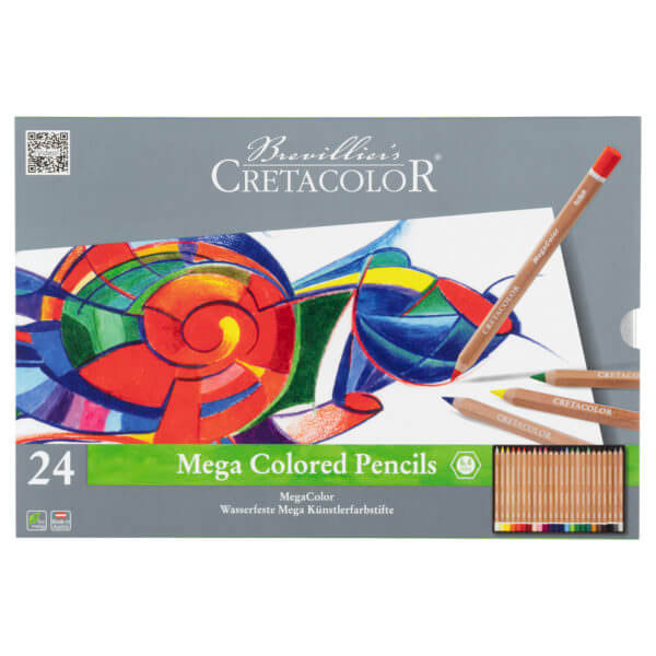 Megacolor caixa metal 24 cores