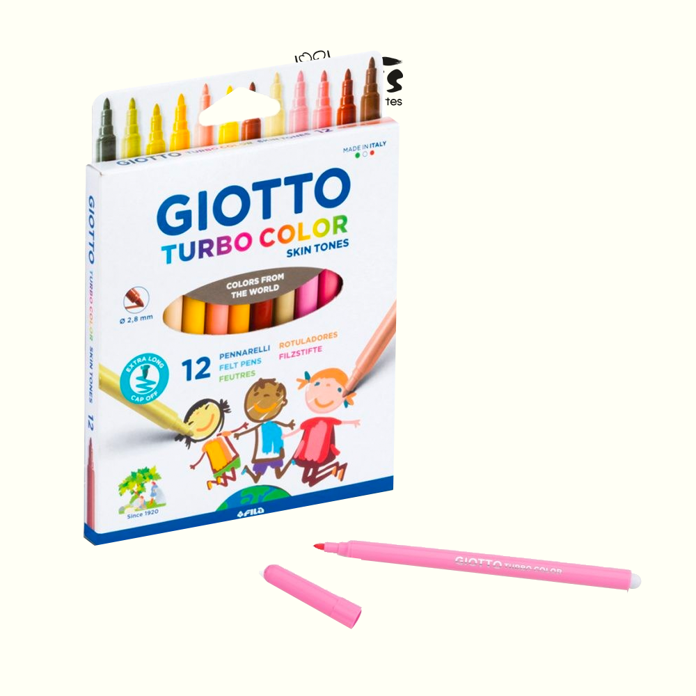 Marcadores Turbo Color Skin Tones | Giotto