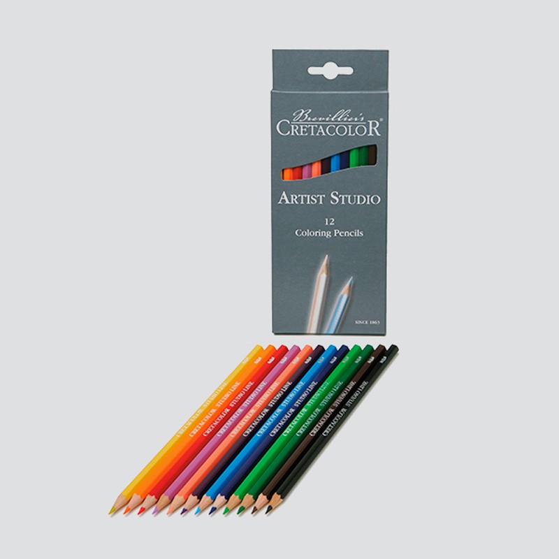 Conjunto 12 lápis de Cor Artists Studio