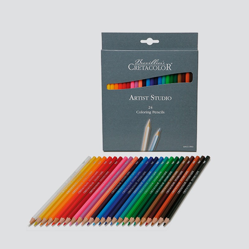 Conjunto 24 lápis de Cor Artists Studio