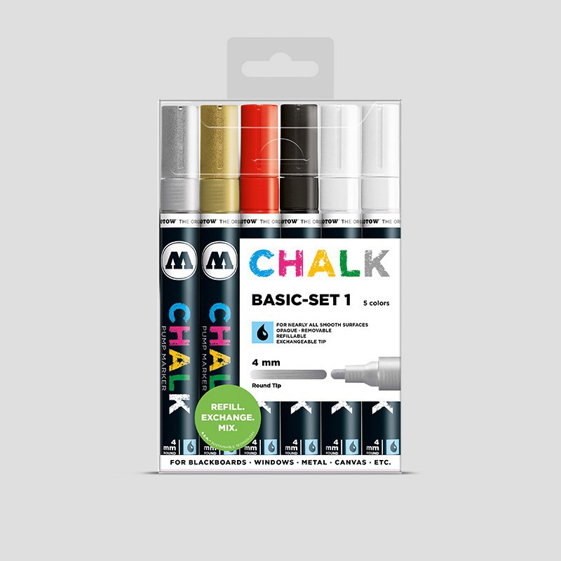 MOLOTOW™ Chalk Marker metálico 4 mm