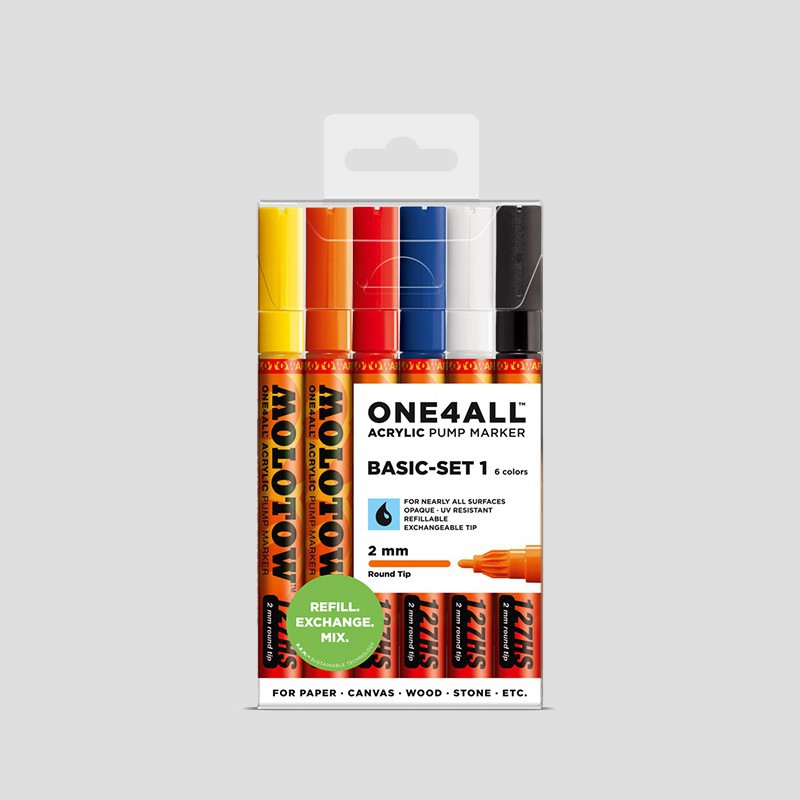 MOLOTOW™ ONE4ALL 127HS Basic-Set 1