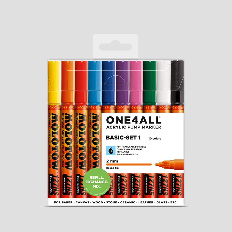 MOLOTOW™ ONE4ALL 127HS Basic-Set 1