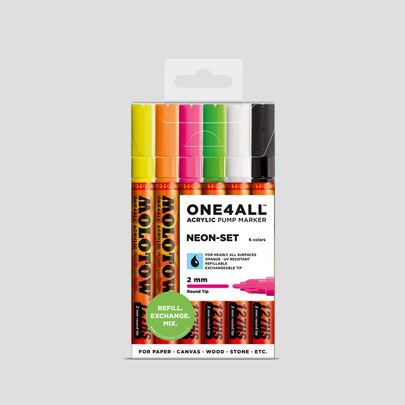 MOLOTOW™ ONE4ALL 127HS Neon-Set