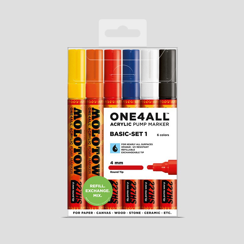 MOLOTOW™ ONE4ALL 227HS Basic-Set 1