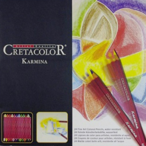 Conjunto de 24 Lápis de Cor Karmina