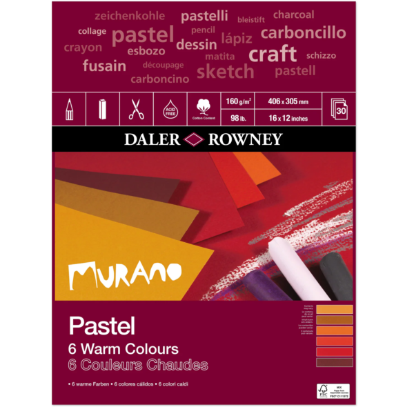 Bloco A3 Cores Quentes | Daler-Rowney